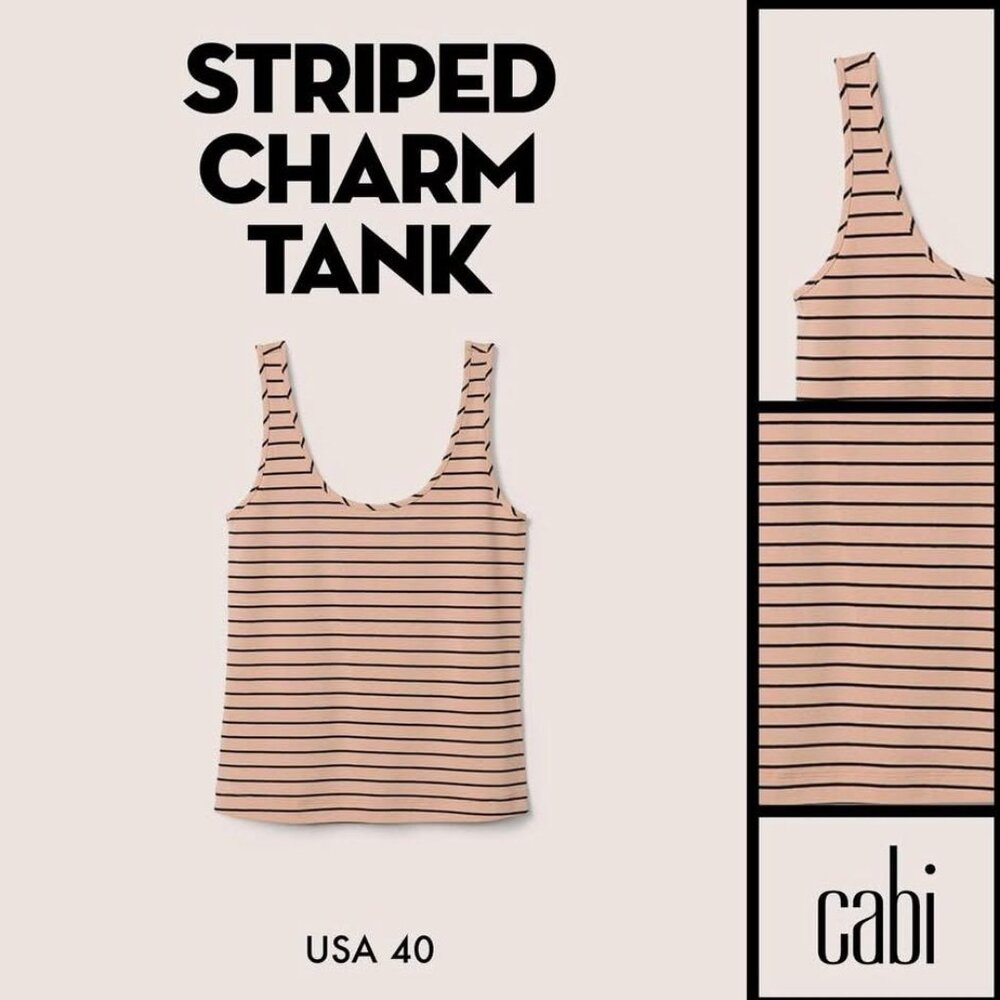 NWT | CAbi 4758 Charm Tank